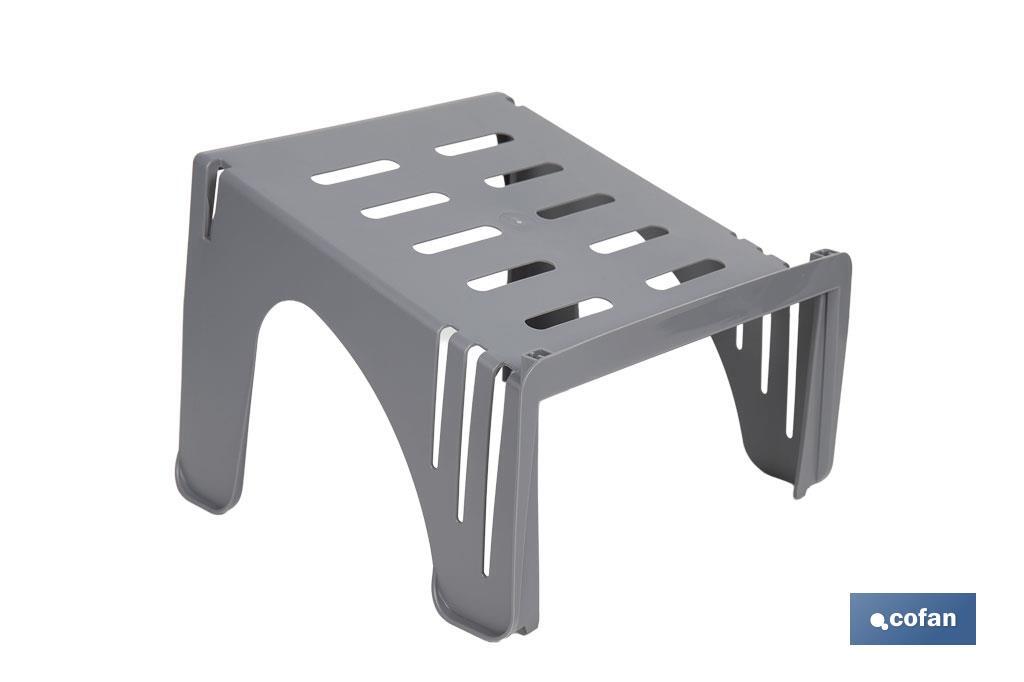 Stackable shoe racks | Colour: grey | Maximum storage space - Cofan