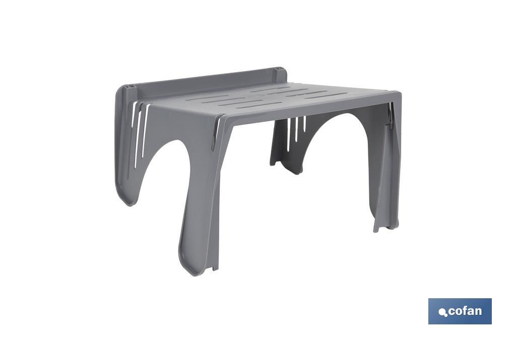 Stackable shoe racks | Colour: grey | Maximum storage space - Cofan