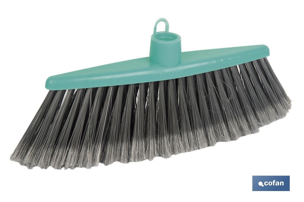 Cepillo de barrer plumado para pequeños espacios | Color: Verde agua - Cofan