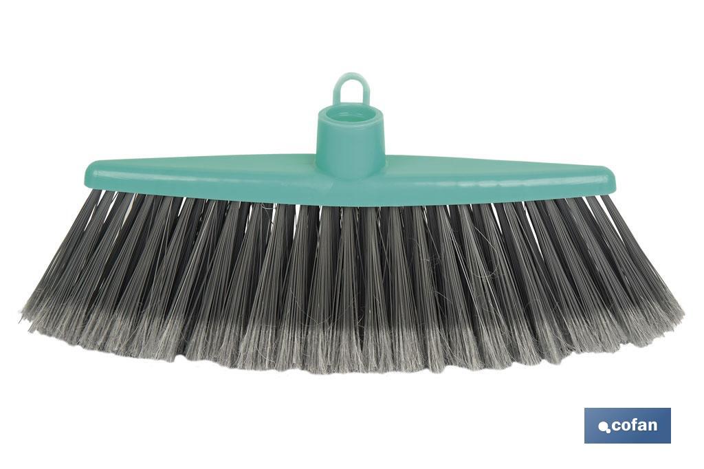 Cepillo de barrer plumado para pequeños espacios | Color: Verde agua - Cofan