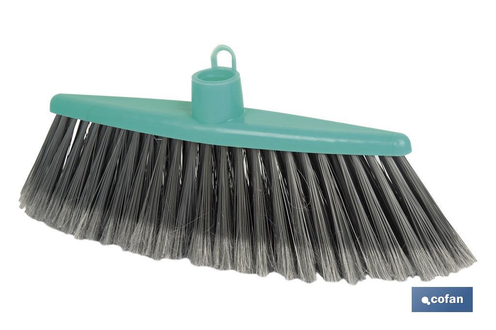 Cepillo de barrer plumado para pequeños espacios | Color: Verde agua - Cofan