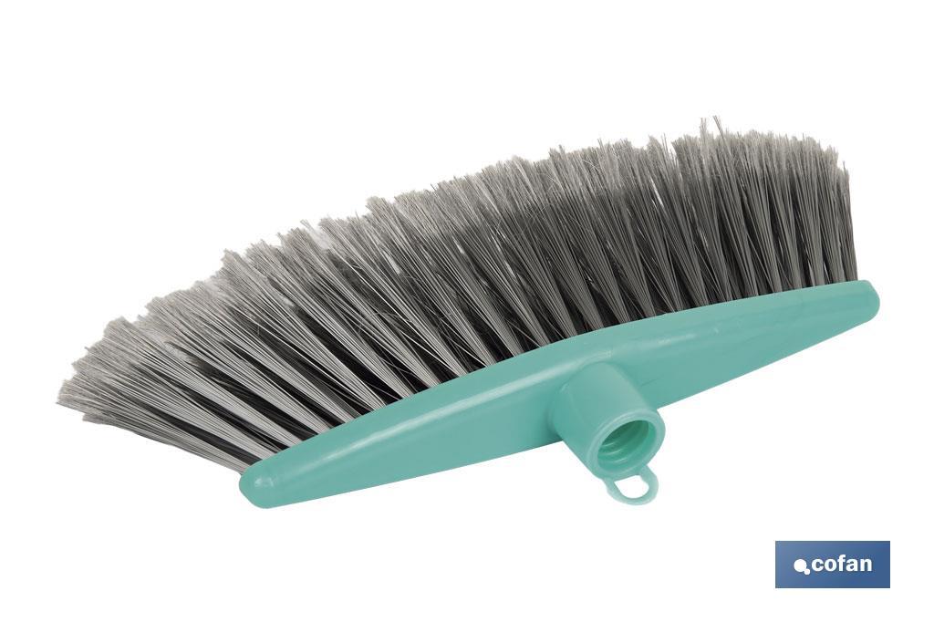 Cepillo de barrer plumado para pequeños espacios | Color: Verde agua - Cofan