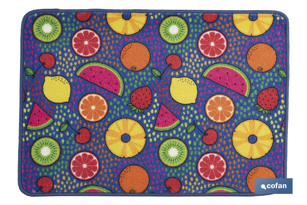 Felpudo entrada casa | Adecuado para interior y exterior | Material resistente | Antideslizante | Diseño divertido | Medidas: 50 x 70 cm - Cofan
