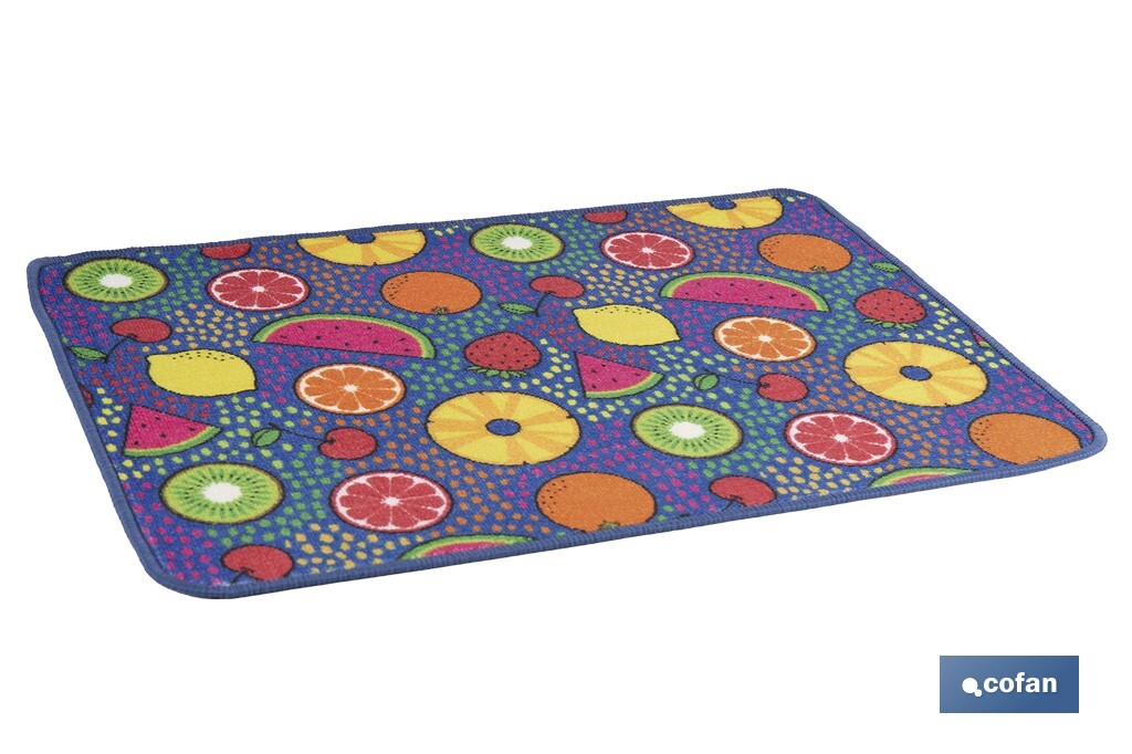Felpudo entrada casa | Adecuado para interior y exterior | Material resistente | Antideslizante | Diseño divertido | Medidas: 50 x 70 cm - Cofan