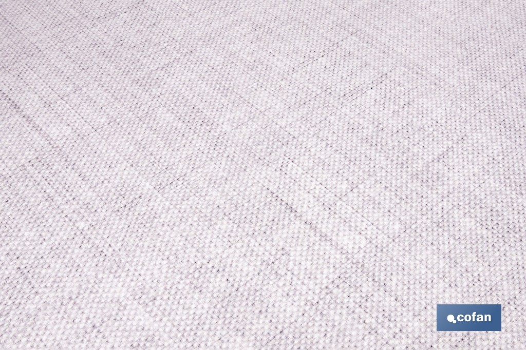 Rollo de alfombra vinílica semirrígida de impresión digital | Estampado jaspeado en gris claro | Resistente para suelos interiores y exteriores cubiertos - Cofan