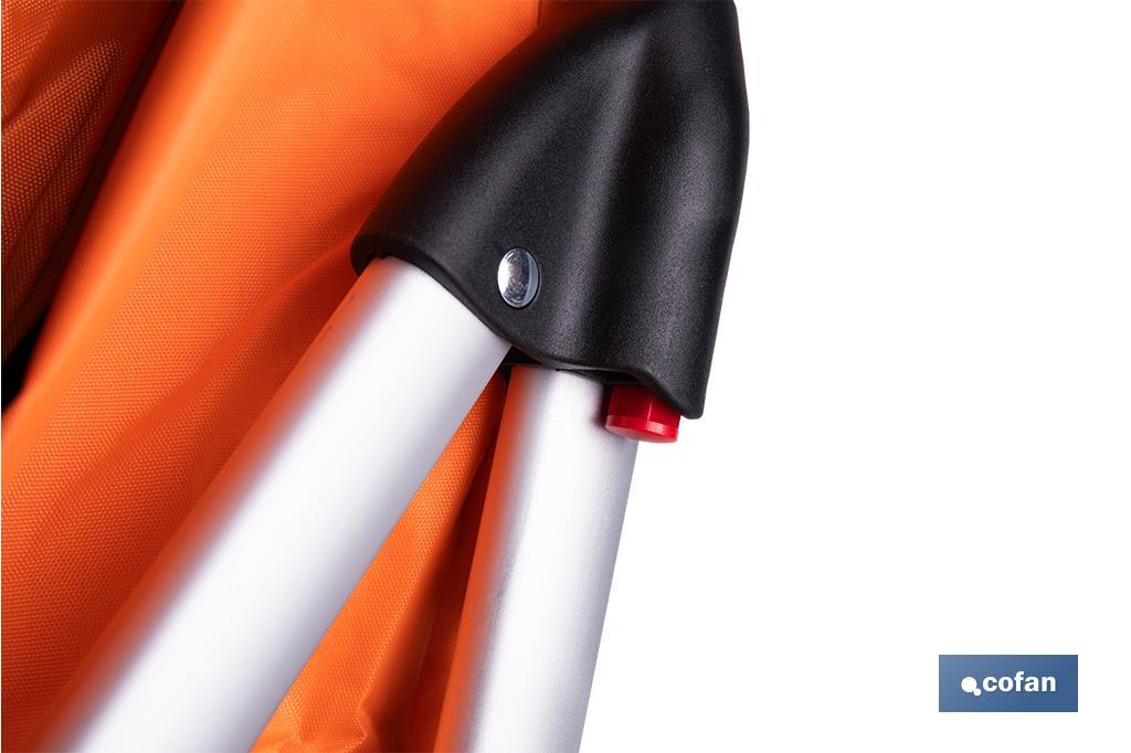 Carro de la compra plegable con 6 ruedas | Chasis de aluminio | Bolsa de 53 litros | Bolsillo para congelados | Mango ajustable | Disponible en varios colores - Cofan