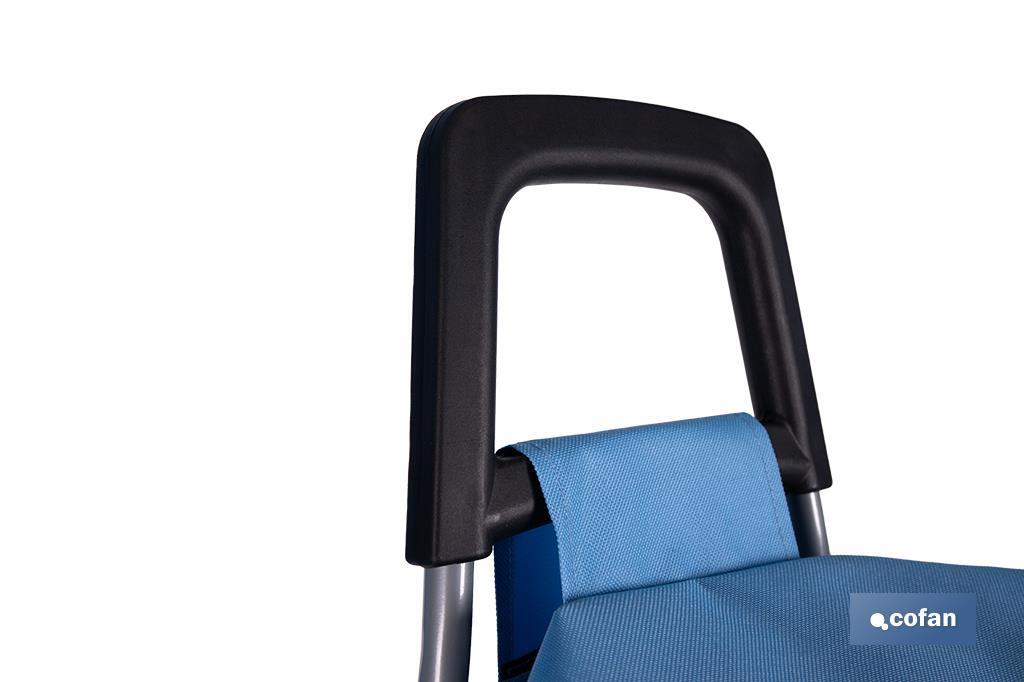 Carro de la compra con 6 ruedas | Diseño plegable | Sube escaleras | Bolsa de 42 litros | Bolsillo para congelados | Disponible en varios colores - Cofan
