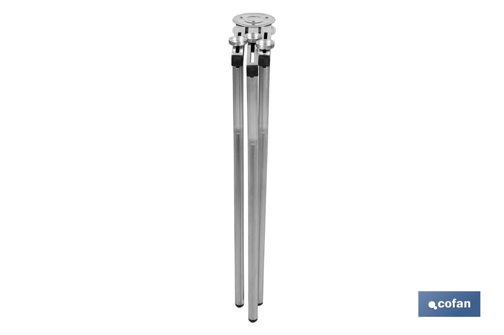 Cofan Tripé ajustável para fogão paelheiro | Altura máxima: 72 cm - Cofan