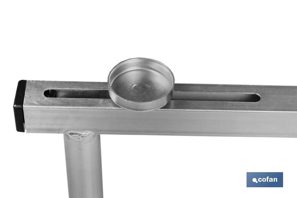 Cofan Tripé ajustável para fogão paelheiro | Altura máxima: 72 cm - Cofan