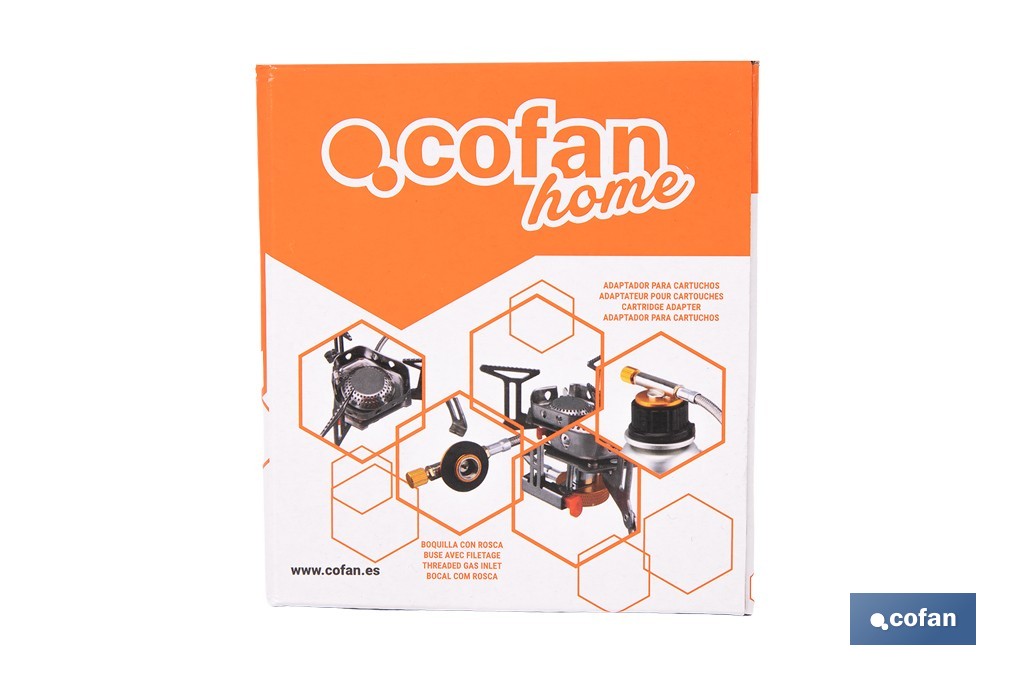 Hornillo de gas portátil y plegable con 3500W | Camping, senderismo y picnic - Cofan