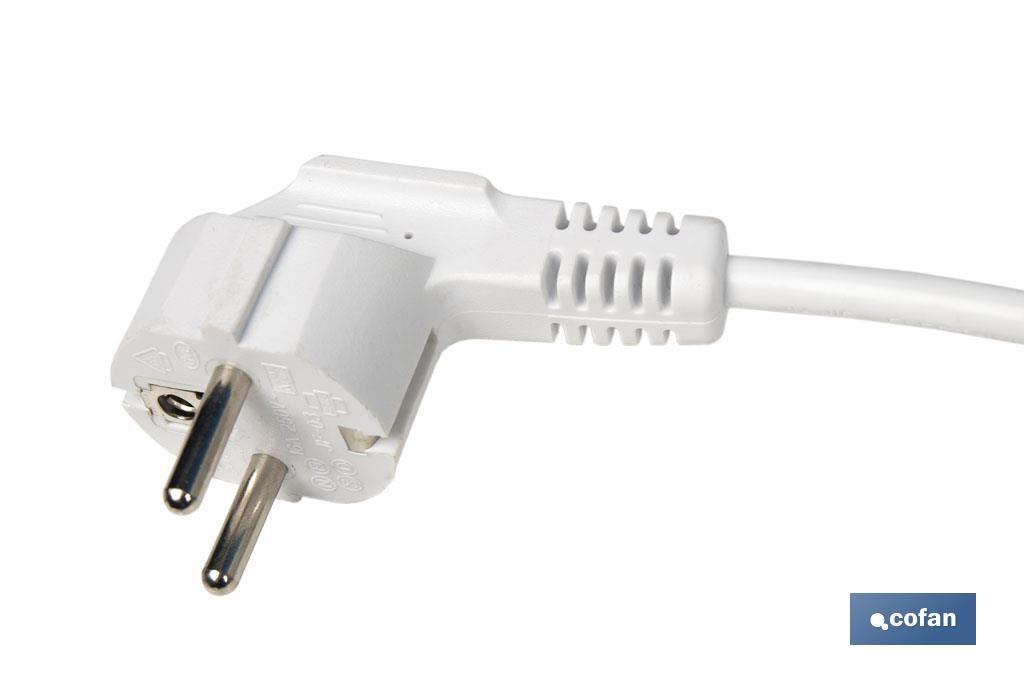 Convector radiante | Potencia: 2000 W | Termostato regulable | Seguridad antivuelco | Ideal para estancias medianas - Cofan
