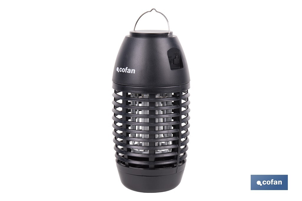 Lámpara LED antiinsectos recargable por USB | Interior y exterior | Cobertura 80 m² | Resistente al agua IPX4 | Luz UV de alta potencia | Ideal para camping, barbacoa y jardín - Cofan