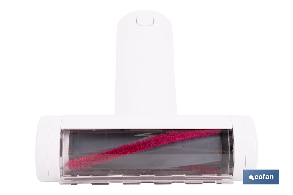 Cepillo de aspiradora para tapicerías, colchones y mascotas | Con luz UV  | Esteriliza y elimina ácaros | Compatible con aspiradoras 45053301 y 45053302 - Cofan
