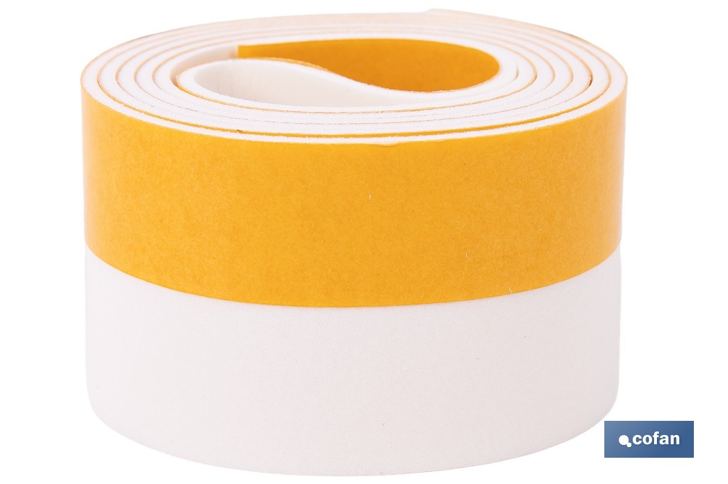 Burlete de PVC expandido | Longitud de 100 cm | Disponible en dos acabados diferentes - Cofan