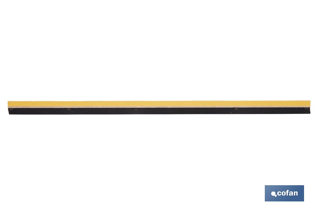 Burlete adhesivo de madera sostenible | Longitud de 91,5 cm | Disponible en diferentes acabados - Cofan