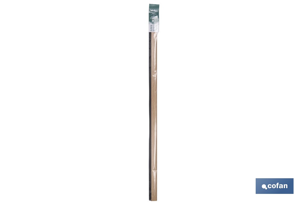 Burlete adhesivo de madera sostenible | Longitud de 91,5 cm | Disponible en diferentes acabados - Cofan