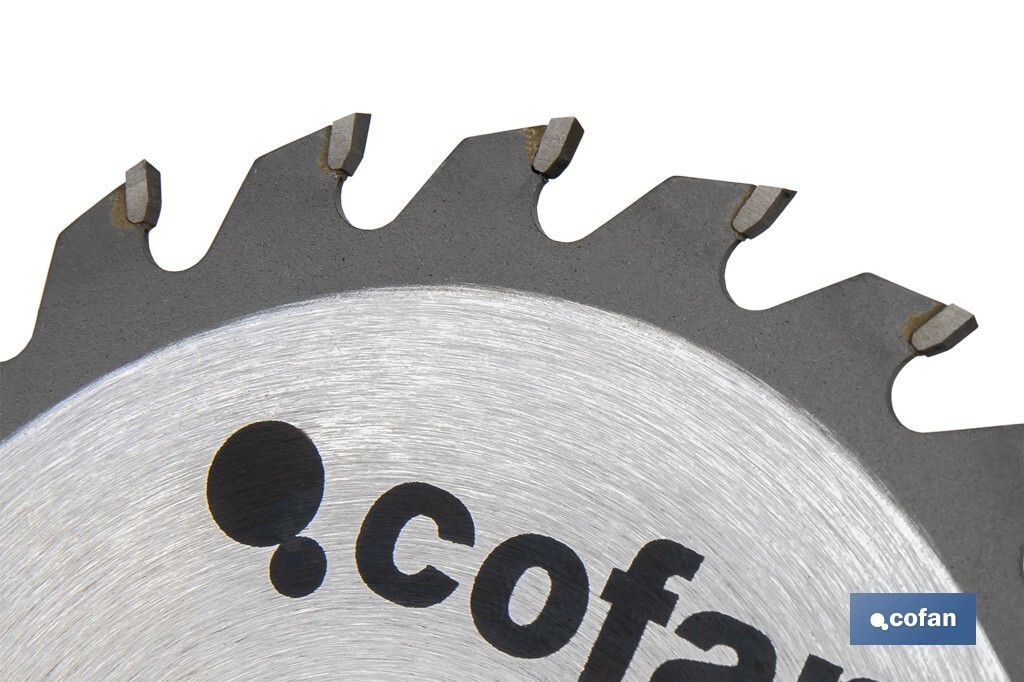 Discos de corte con 24 dientes | Diámetro 185 o 115 mm | Piezas de recambio para sierras circulares - Cofan