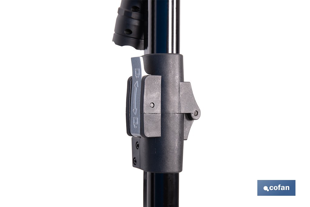 Lijadora de pared y techo eléctrica 710 W 1500 rpm | Tubo extensible, aspiración de polvo y luz LED integrada | Incluye maletín y 6 discos de lija - Cofan