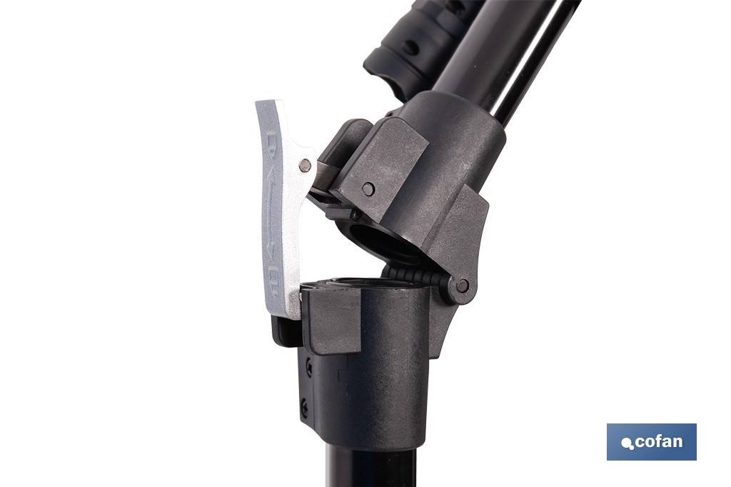 Lijadora de pared y techo eléctrica 710 W 1500 rpm | Tubo extensible, aspiración de polvo y luz LED integrada | Incluye maletín y 6 discos de lija - Cofan