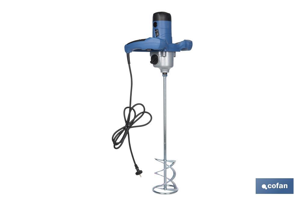 Paddle mixer | M14 paddle connection | Mixing paddle included | 2 speeds | Power: 1,400W - Cofan