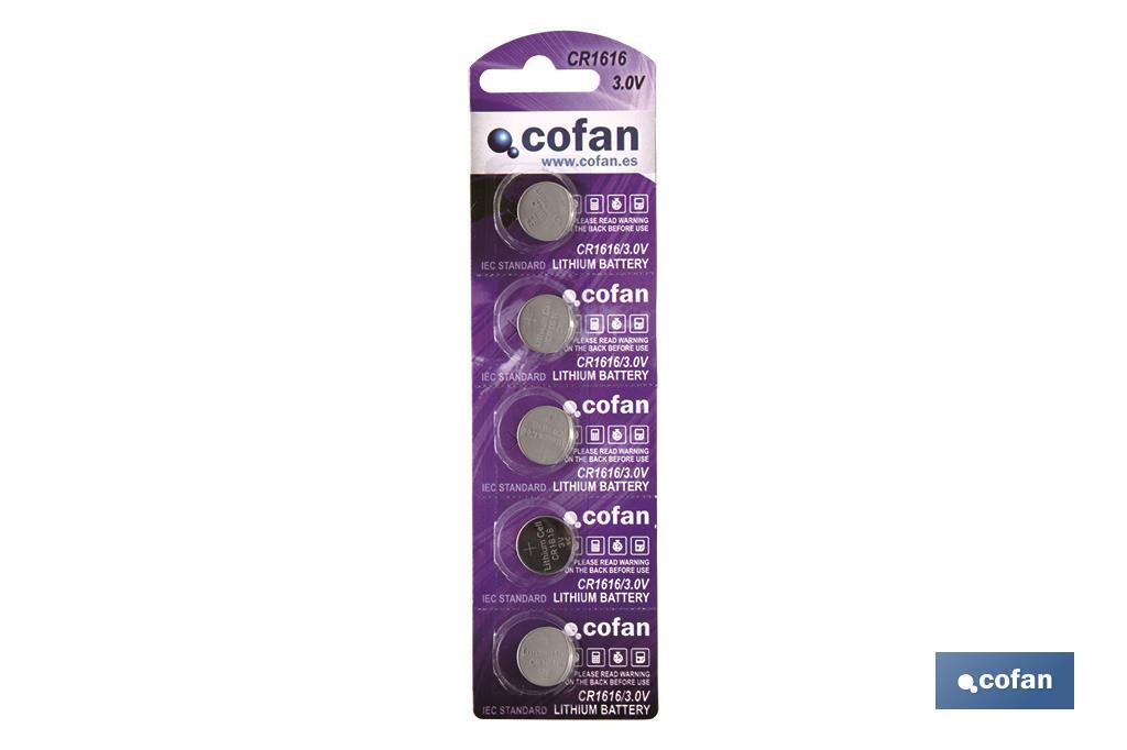 Watch battery CR1616/3.0V - Cofan