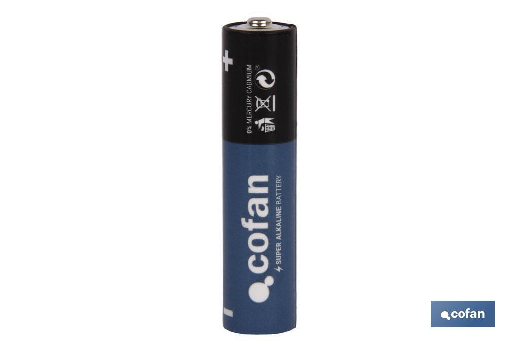 Alkaline batteries - LR03 AAA/1,5V - Cofan