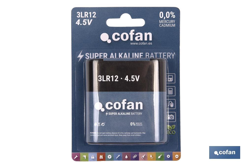 Pilas Alcalinas - 3LR12/4,5V - Cofan