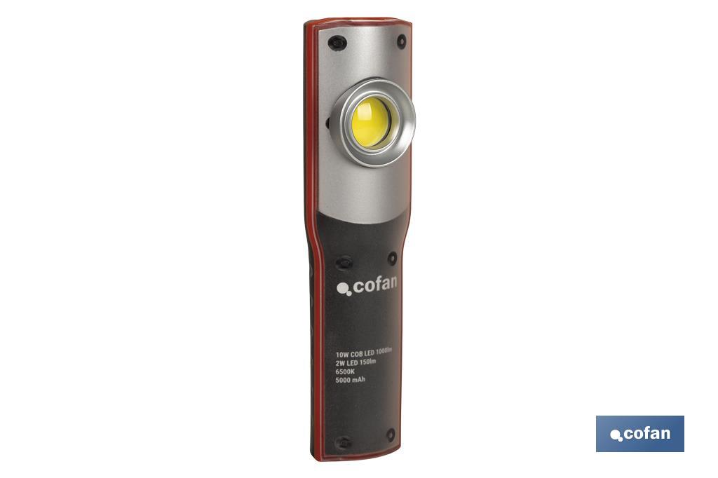 Lampe torche d'atelier rechargeable - Cofan