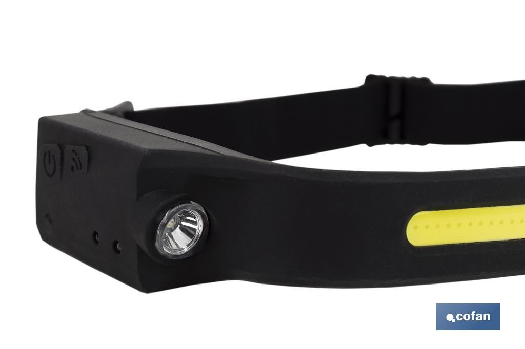 Dual head torch with activation sensor | 350lm - Cofan