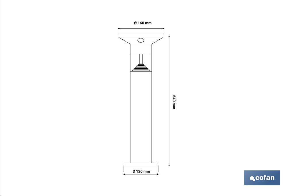 Baliza Led solar con sensor - Cofan