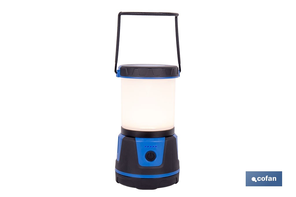 Linterna de camping COB LED 2000 lm recargable con 5 modos de luz | Iluminación regulable - Cofan