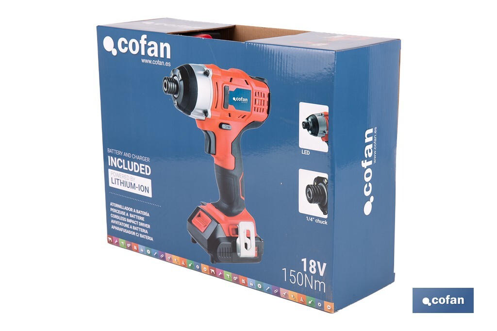 APARAFUSADOR COM BATERIA - Cofan
