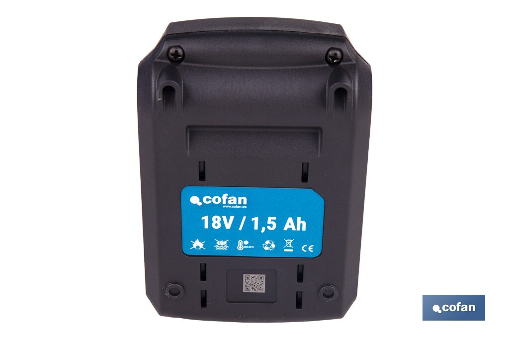 REACONDICIONADO - Multiherramienta a batería de 15000 rpm | Batería Li-ion 18V y cargador incluidos - Cofan