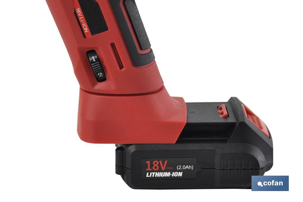 Multiherramienta a Batería Li-ion I Incluye accesorios I 18V I 15000 rpm - Cofan