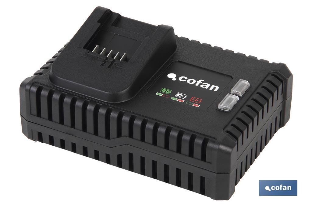 Chargeur de Batteries | Charge rapide | 2,4A - 18V - Cofan