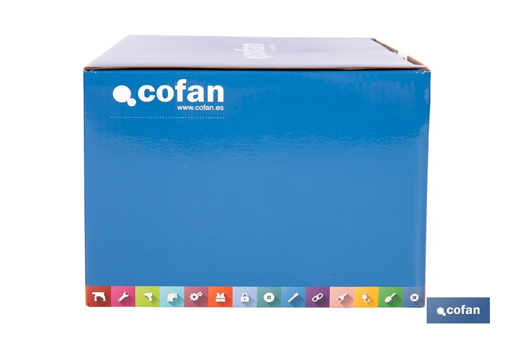 Pack de cargador 20 V 4.5 A + Batería 20 V 4.0 Ah Li-Ion | Compatible con sistema 1 for All | Protección contra sobrecarga y larga duración - Cofan