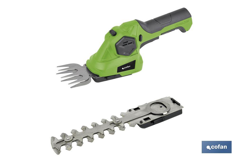 Cordless handheld clearance hedge trimmer