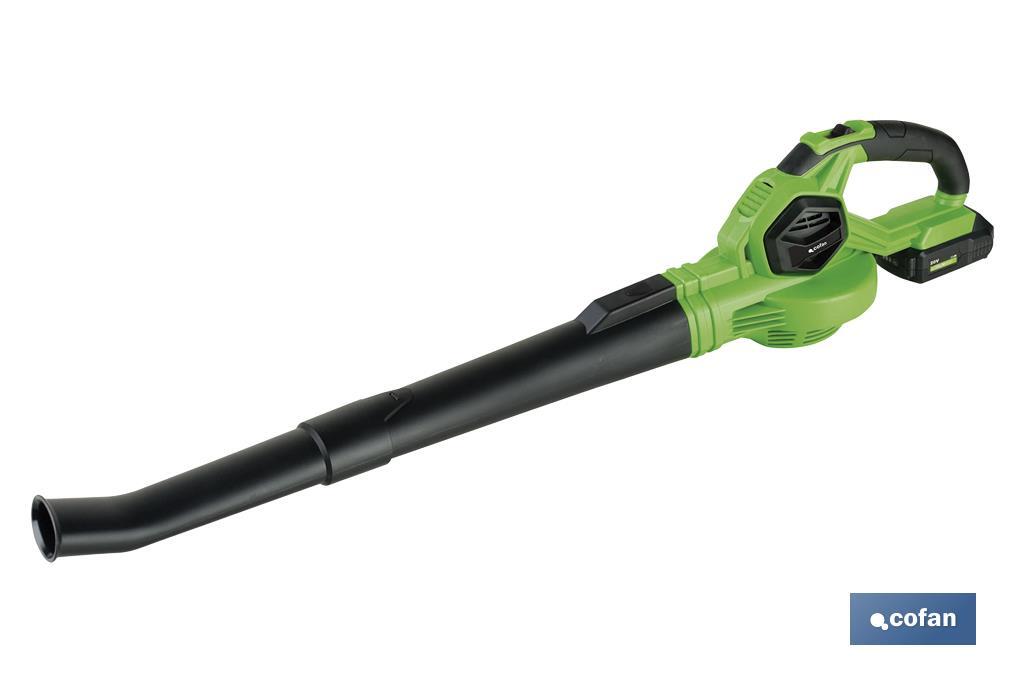 Battery-powered leaf blower - Cofan