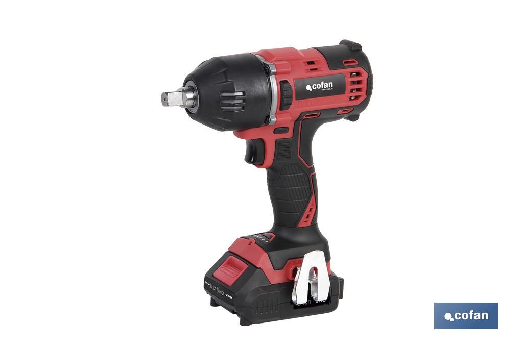 18V Cordless Impact Wrench 1/2” - Cofan