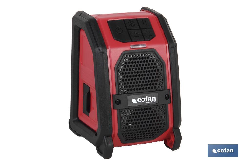 CORDLESS BLUETOOTH SPEAKER 2X2.5W - Cofan