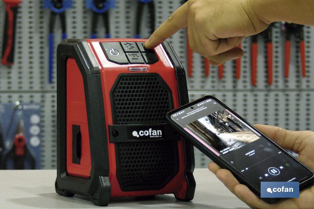 Pack de 2 taladros percutores a batería + altavoz Bluetooth de regalo | Herramientas de calidad - Cofan