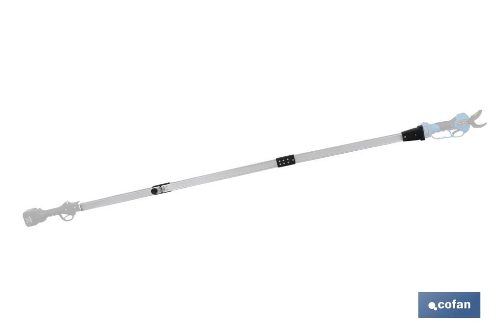 Extensible pole for electric pruning shears | Available length in 130 or 190cm - Cofan