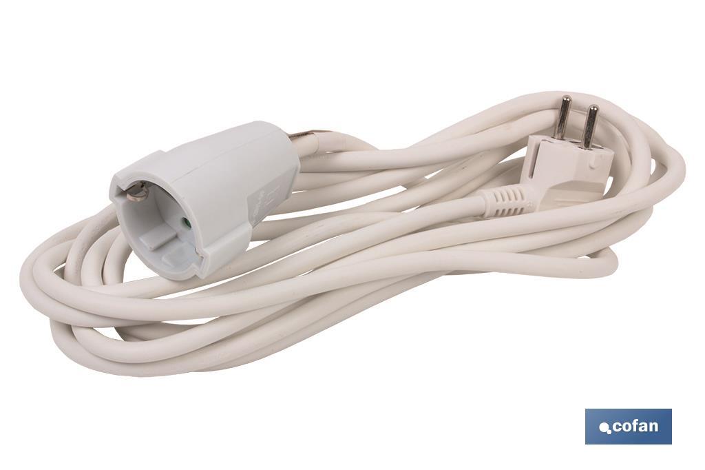 Extension cord | Various sizes of cable (3 x 1.5mm) | Two-pole socket - Cofan