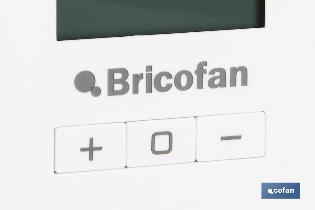 Termostato para calefacción digital | Regulación de temperatura digital | Medidas 100 x 80 x 40 mm - Cofan