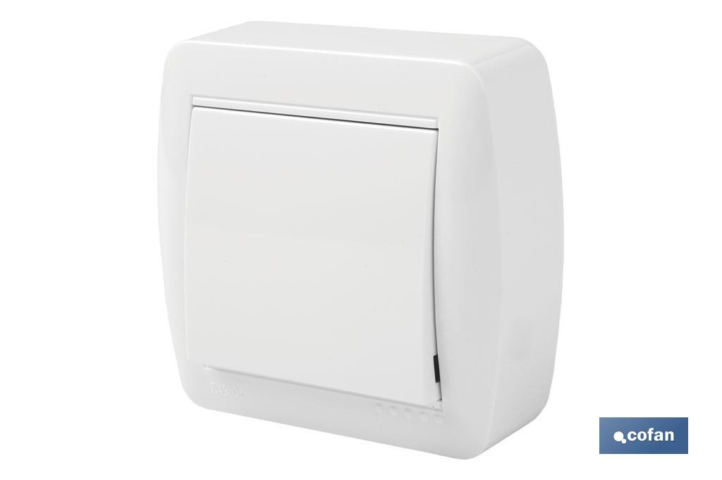 Deviatore multivia | Meccanismo da superficie | Bianco 10 - 250 V - Cofan