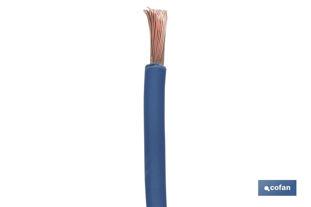 Rotolo di cavo elettrico da 100 m | H07V-K | Sezione del cavo di varie misure | Vari colori - Cofan