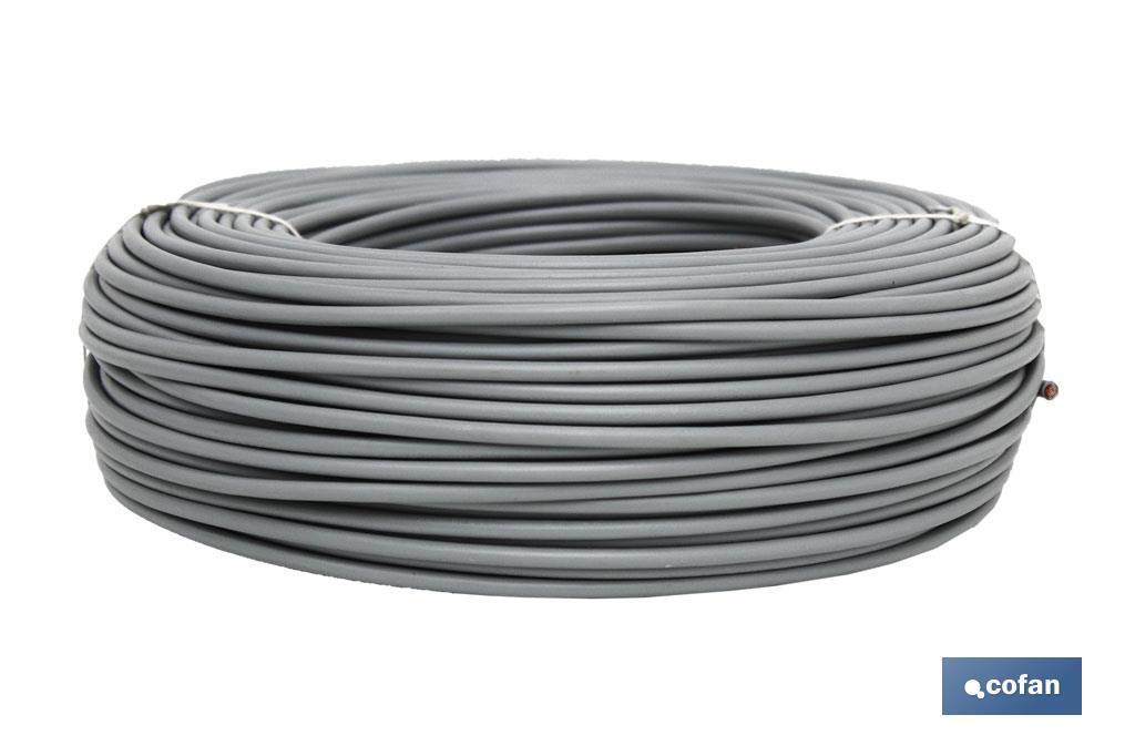 Rollo Cable Eléctrico de 100 m | H07V-K | Sección de cable de varias medidas | Varios colores - Cofan