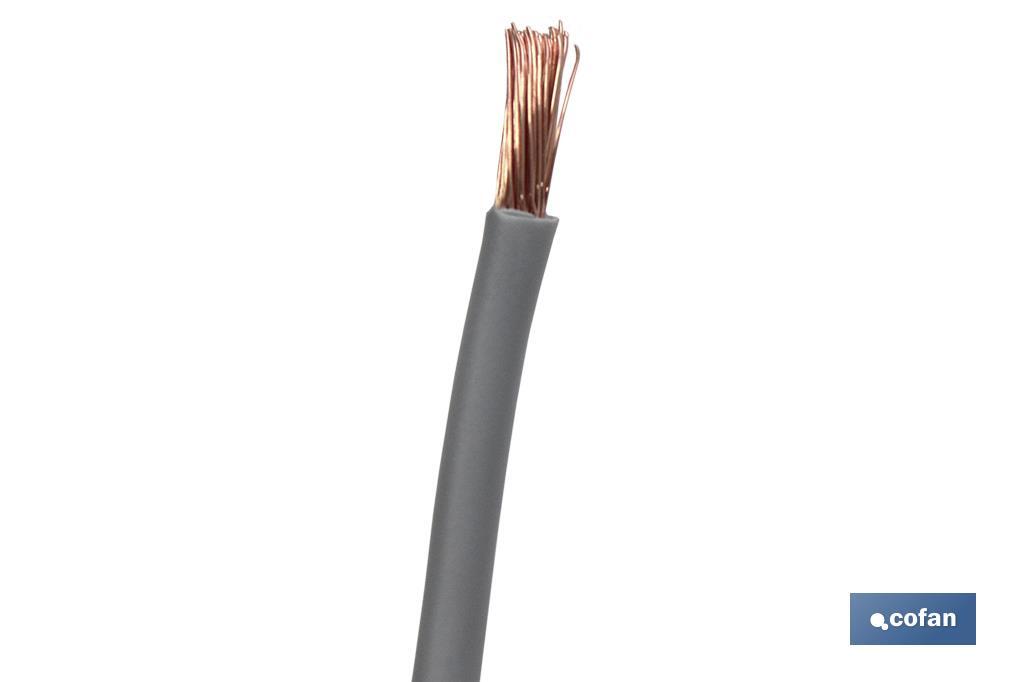 Rollo Cable Eléctrico de 100 m | H07V-K | Sección de cable de varias medidas | Varios colores - Cofan