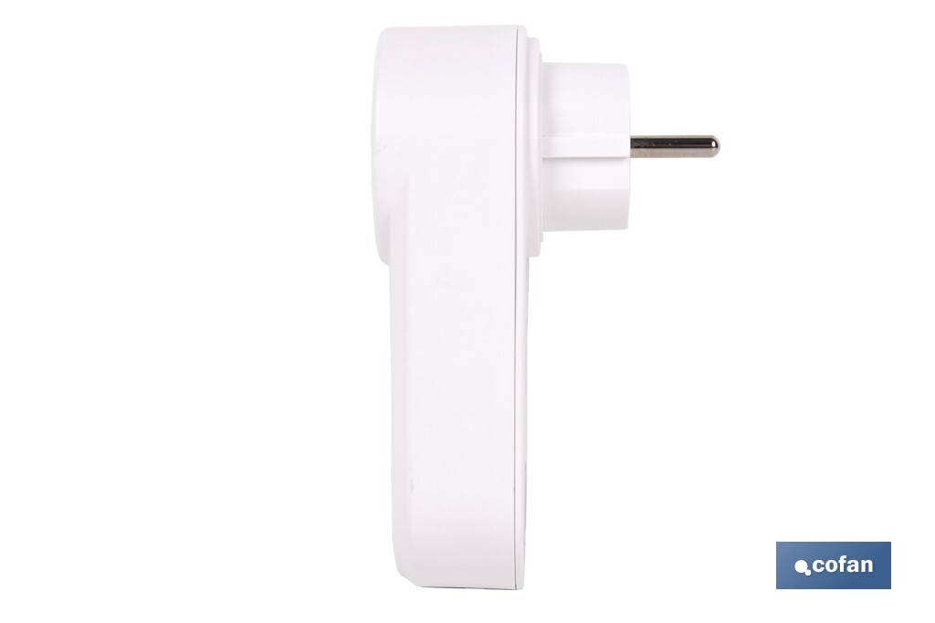 Smart plug with USB and USB-C ports | Wi-Fi and Bluetooth connection | Smart Life or Tuya Smart app | Compatible with Alexa and Google | Remote control, timer and child safety protection - Cofan