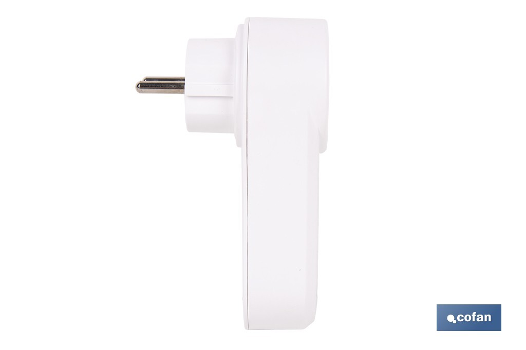 Smart plug with USB and USB-C ports | Wi-Fi and Bluetooth connection | Smart Life or Tuya Smart app | Compatible with Alexa and Google | Remote control, timer and child safety protection - Cofan